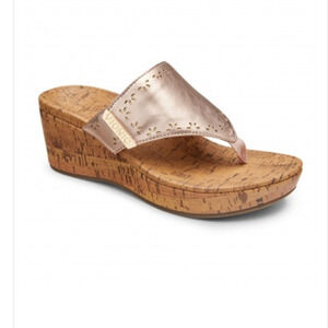 💋 VIONIC Women's Metallic Wedge Sandals 💋